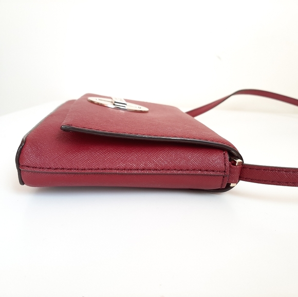 SOLD-Kate Spade Small Saffiano Leather Crossbody Bag - Picture 9 of 12
